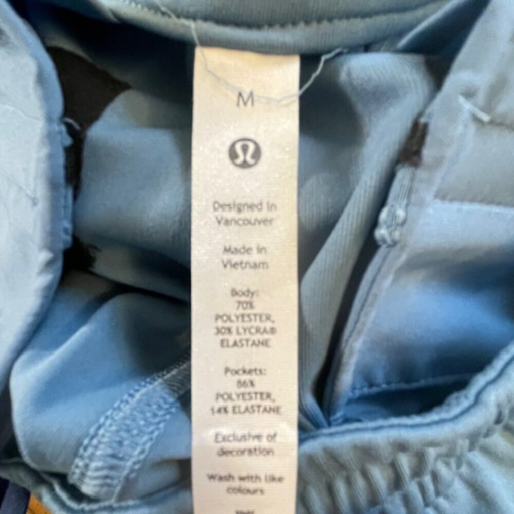 Lululemon Straight-Leg Mid-Rise Pant Luxtreme Utility Blue W5GABS Medium - Picture 3 of 6